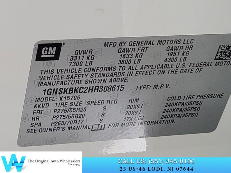 Used 2017 Chevrolet Tahoe LT w/ LT Signature Package image 29