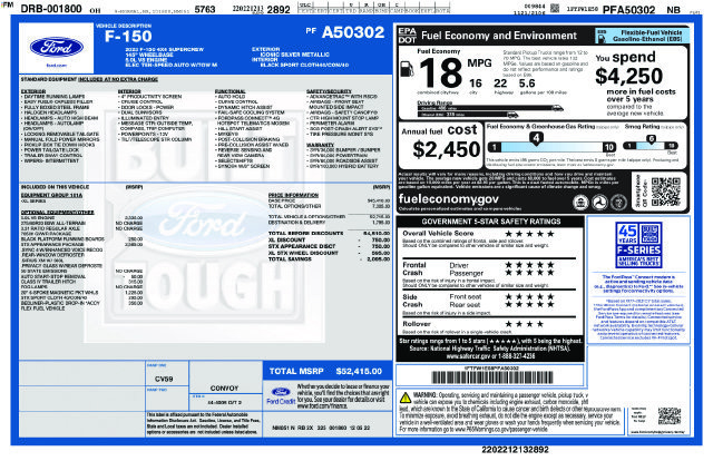 Used 2023 Ford F150 XL w/ STX Appearance Package AWD/4WD image 38