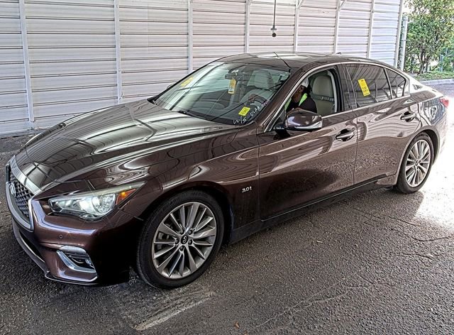 Used 2018 INFINITI Q50 Luxe w/ Sensory Package (Luxe) RWD image 1
