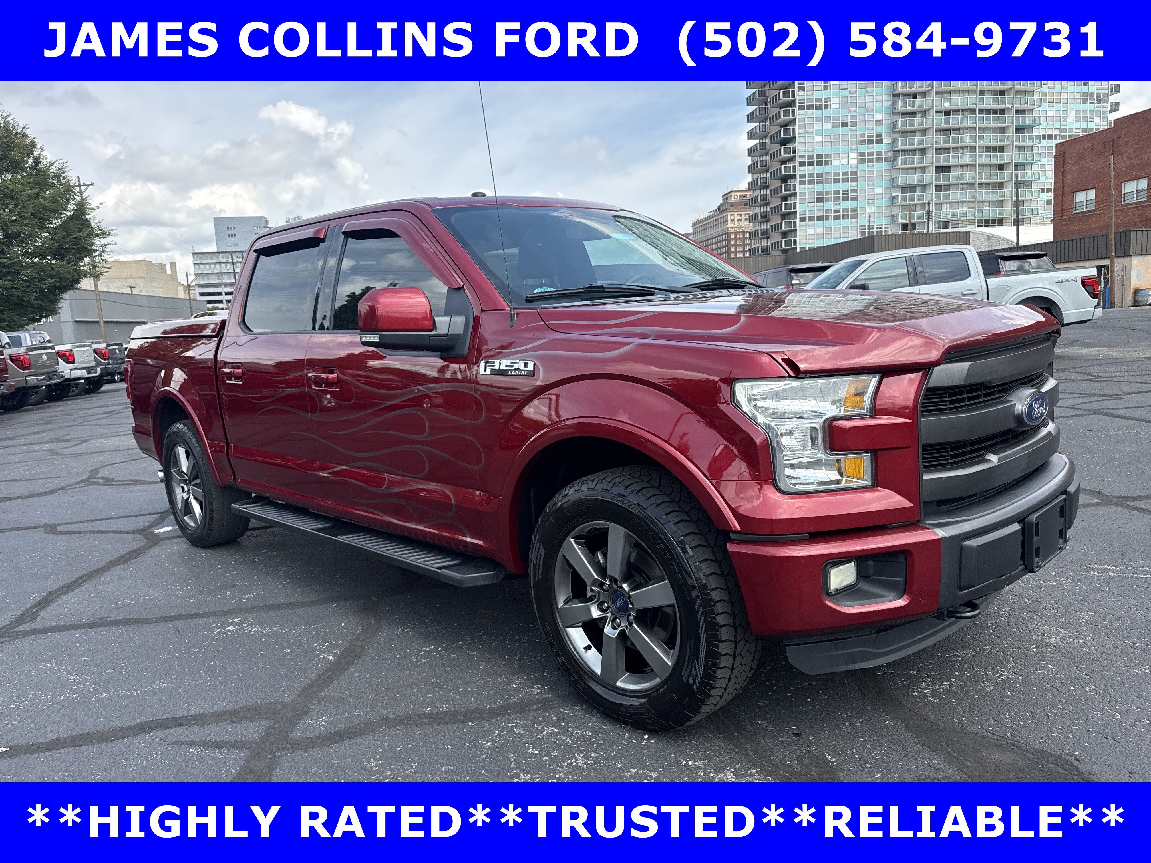 Used 2015 Ford F150 Lariat AWD/4WD image 4