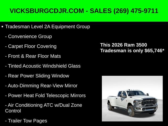 New 2026 RAM 3500 Tradesman image 11