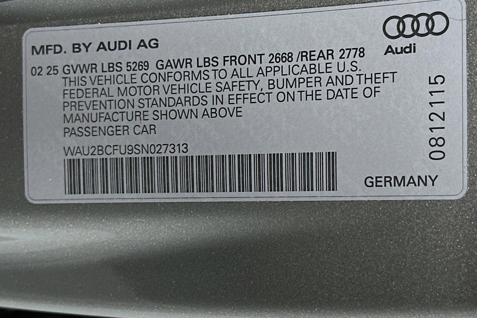 Used 2025 Audi A5 2.0T Premium Plus w/ Premium Plus image 24