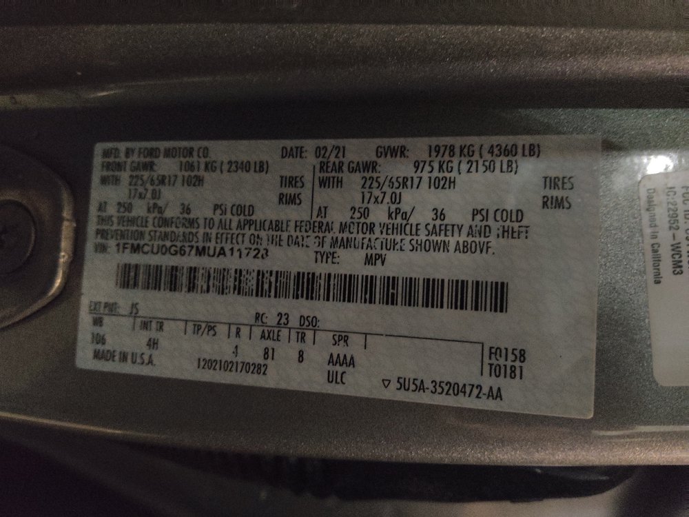 Used 2021 Ford Escape SE FWD image 33