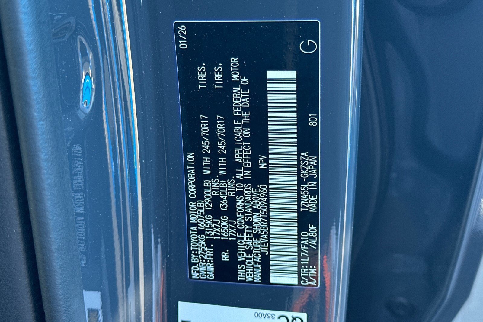 Certified 2026 Toyota 4Runner SR5 AWD/4WD image 28