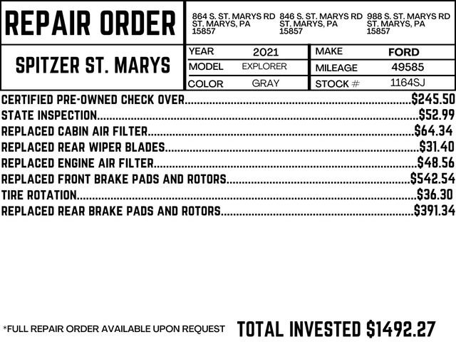 Used 2021 Ford Explorer XLT w/ Equipment Group 202A image 6