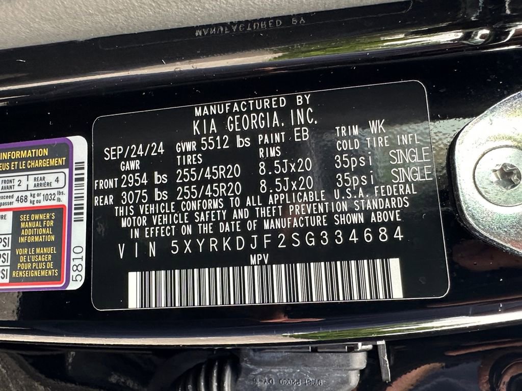 Used 2025 Kia Sorento SX AWD/4WD image 16