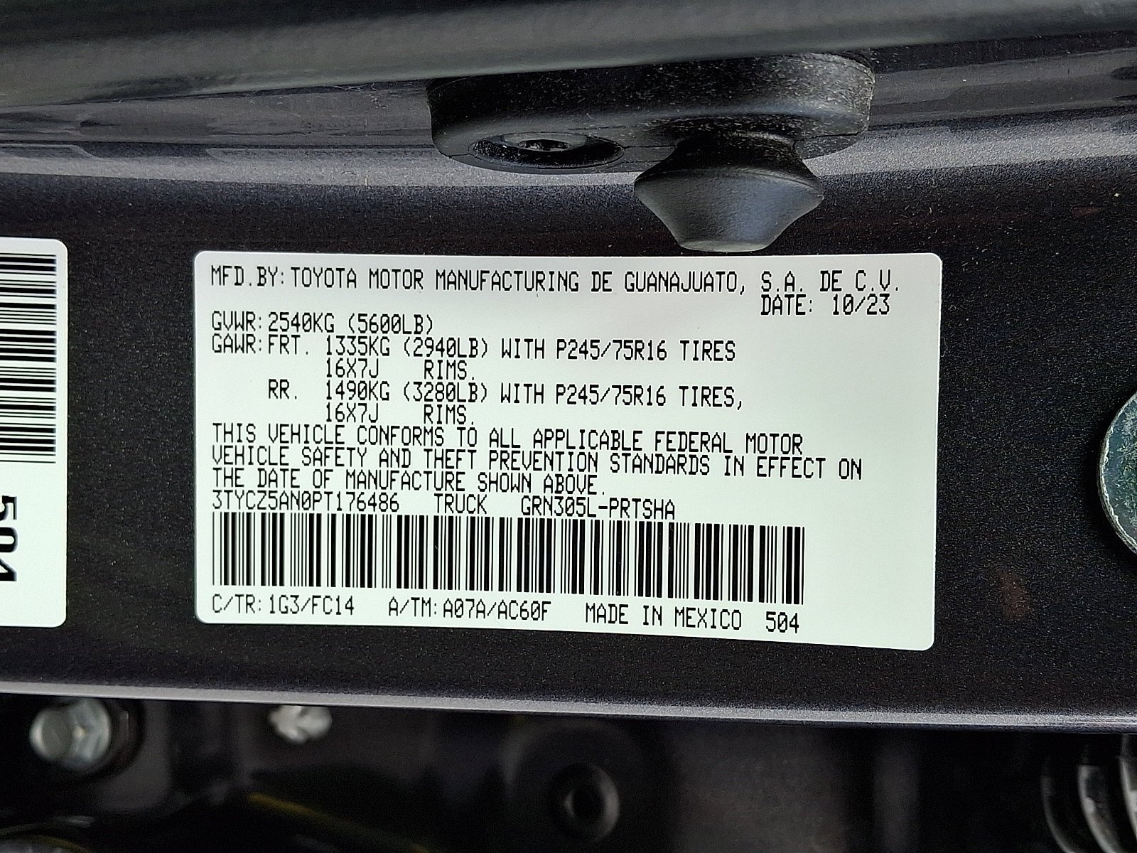 Certified 2023 Toyota Tacoma SR5 w/ Technology Package AWD/4WD image 25