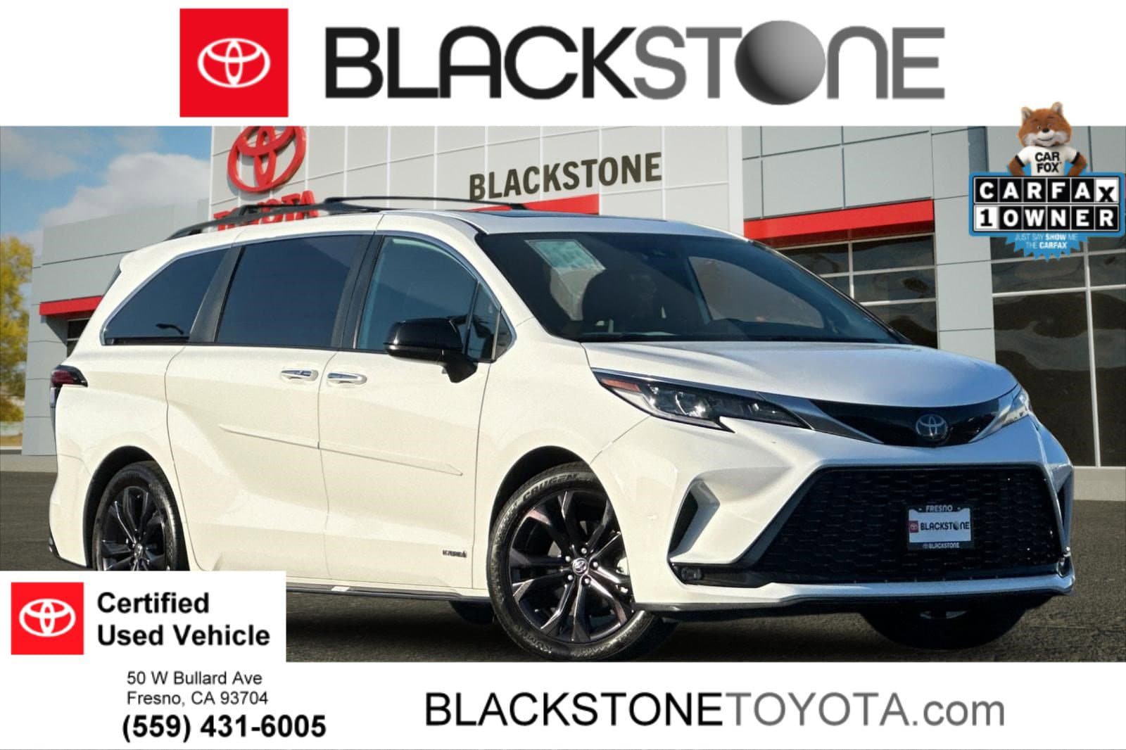 Certified 2021 Toyota Sienna XSE image 1