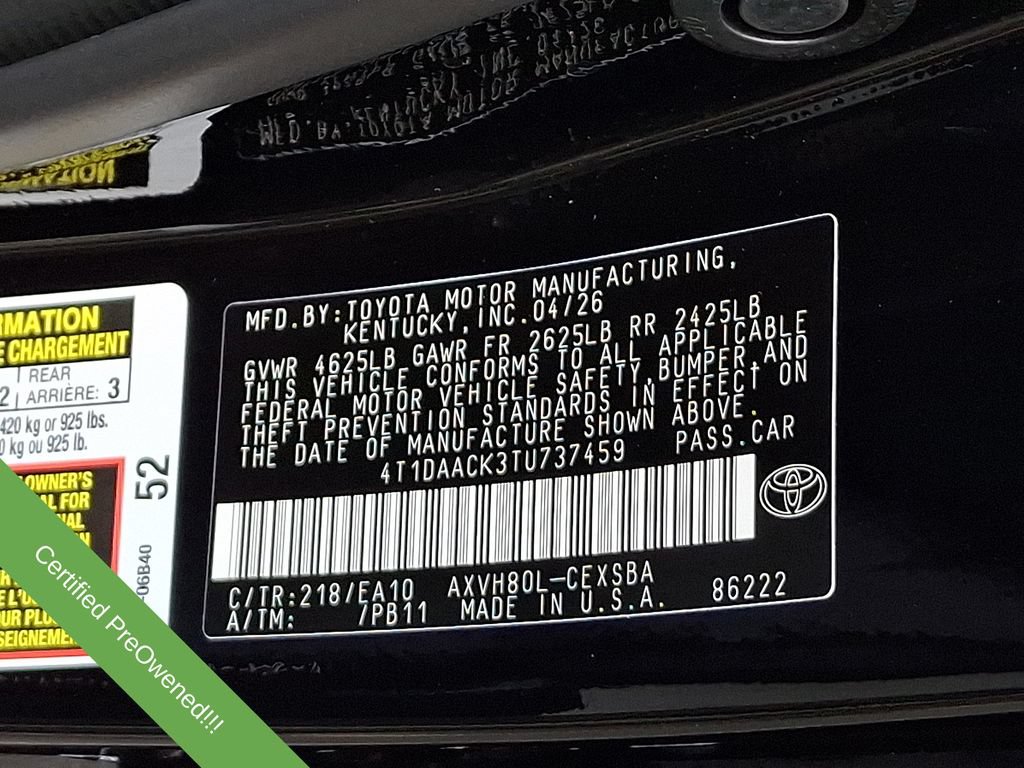Used 2026 Toyota Camry SE w/ Convenience Package FWD image 15