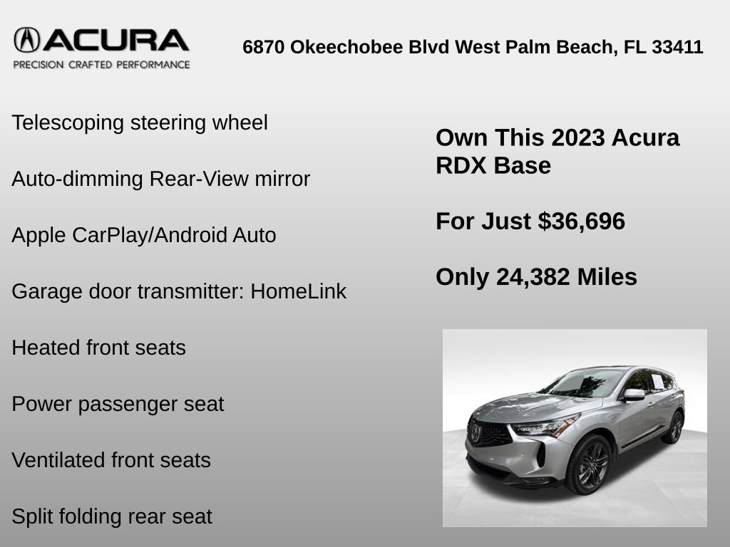 Used 2023 Acura RDX A-Spec AWD/4WD image 18