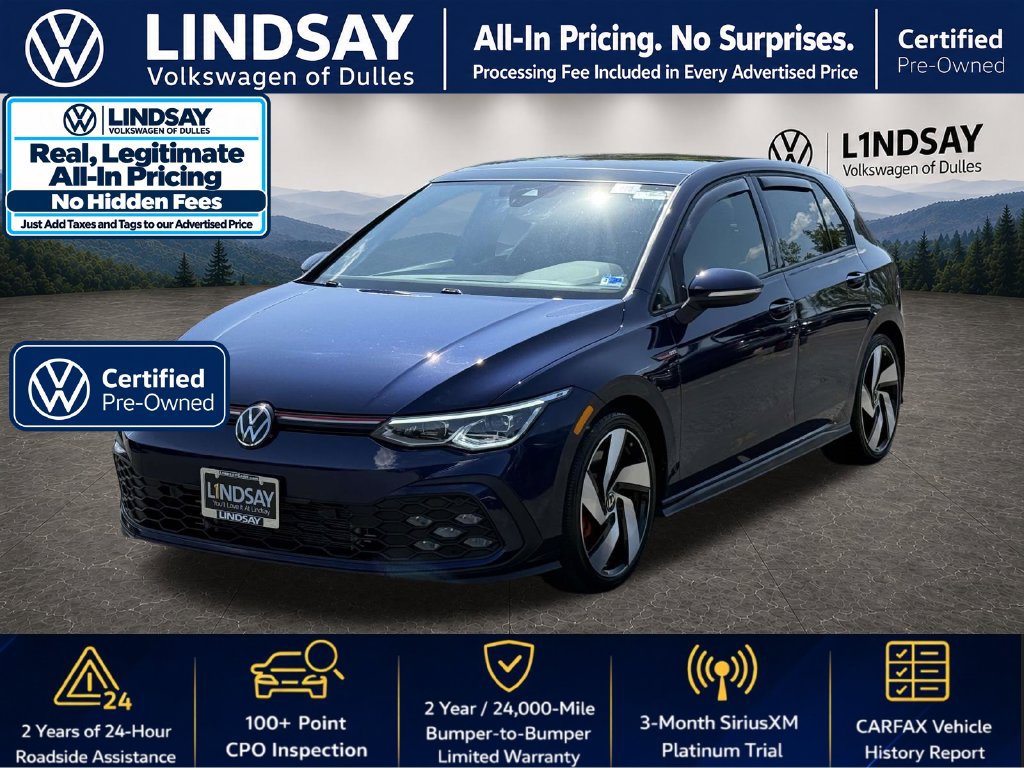 Certified 2023 Volkswagen GTI SE FWD image 4
