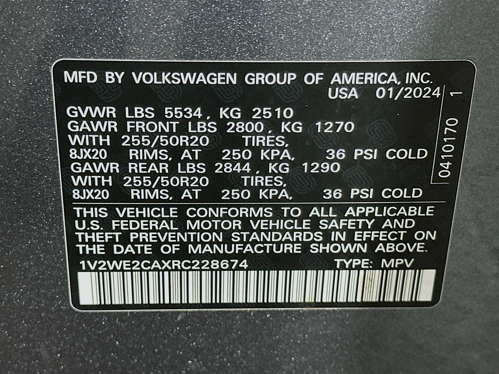 Used 2024 Volkswagen Atlas Cross Sport SE image 12