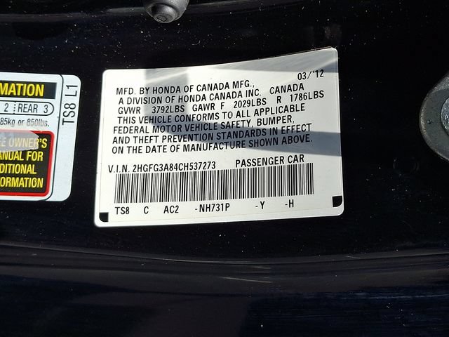 Used 2012 Honda Civic EX image 27