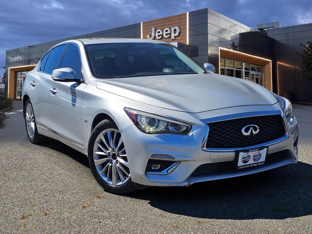 Used 2019 INFINITI Q50 Luxe w/ All Weather Package (L93) AWD/4WD image 1