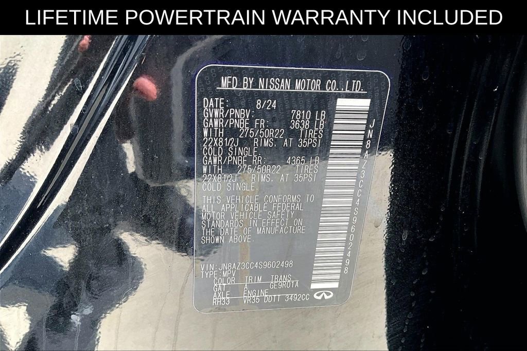 Certified 2025 INFINITI QX80 Autograph w/ Autograph Exterior Package image 45