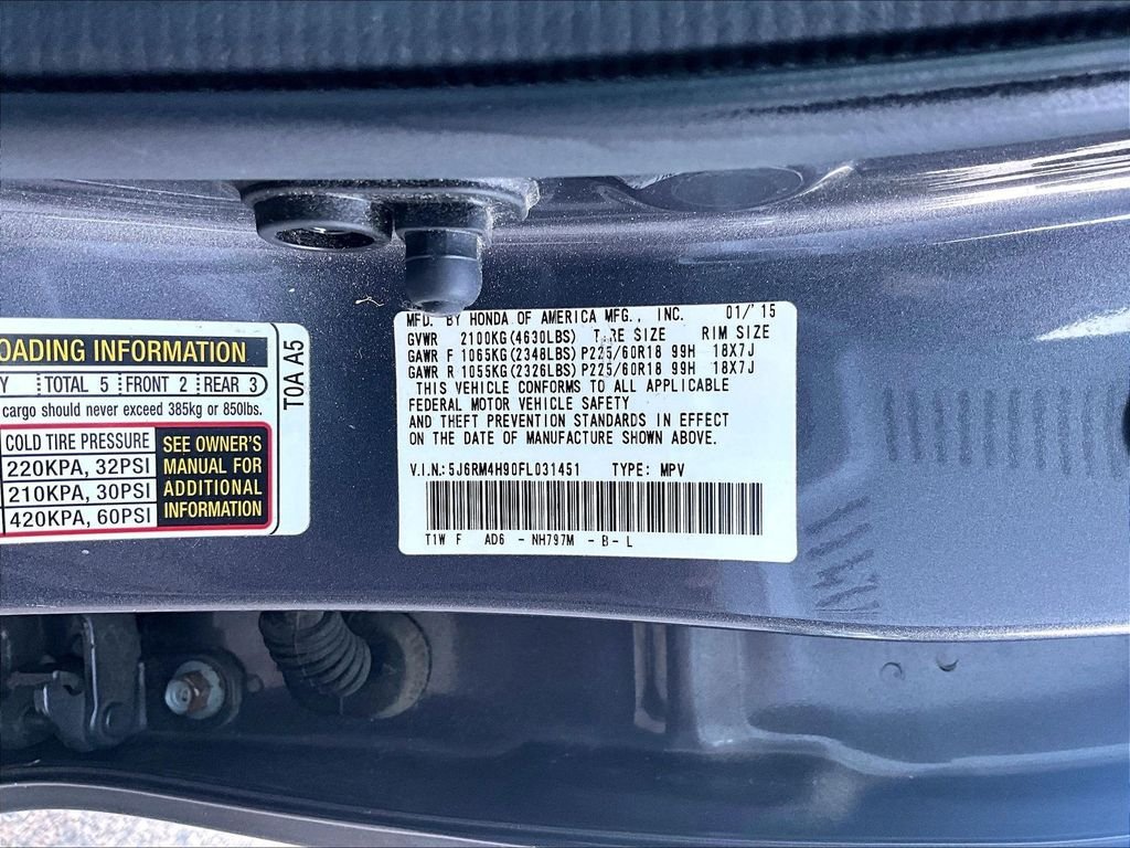 Used 2015 Honda CR-V Touring image 9