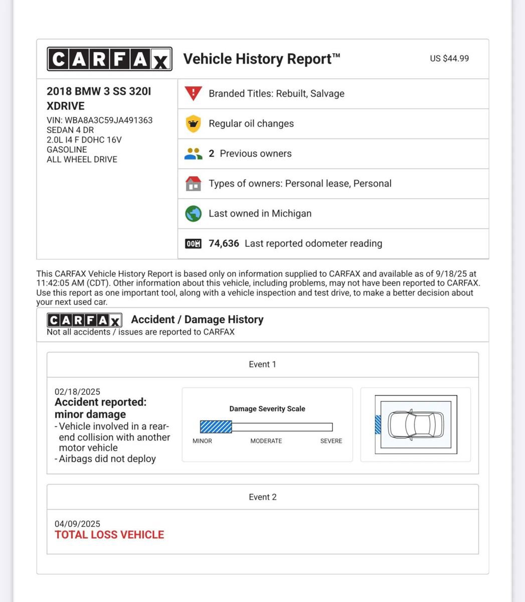 Used 2018 BMW 320i xDrive 320i xDrive Sedan 4D w/ Convenience Package image 48