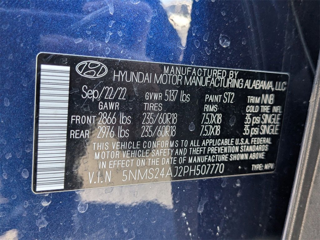 Certified 2023 Hyundai Santa Fe SEL image 23