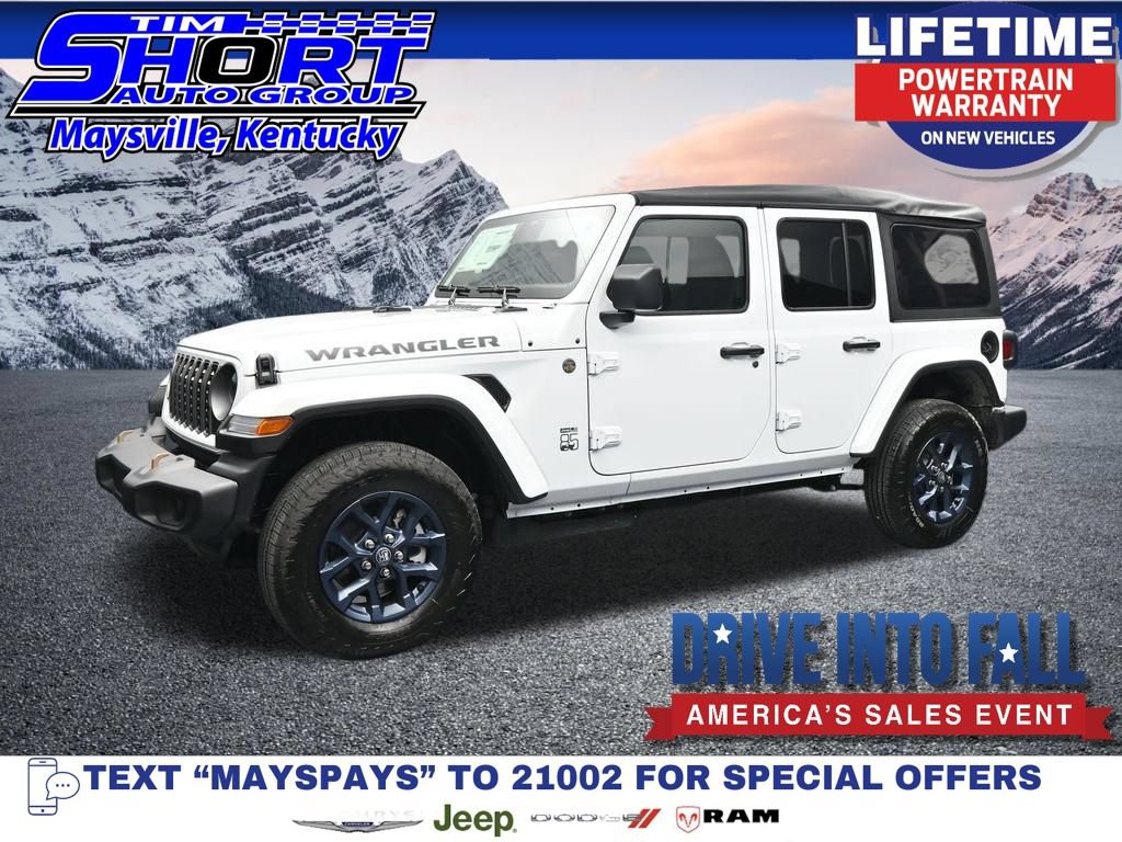 New 2026 Jeep Wrangler Unlimited Sport AWD/4WD 360° Tour