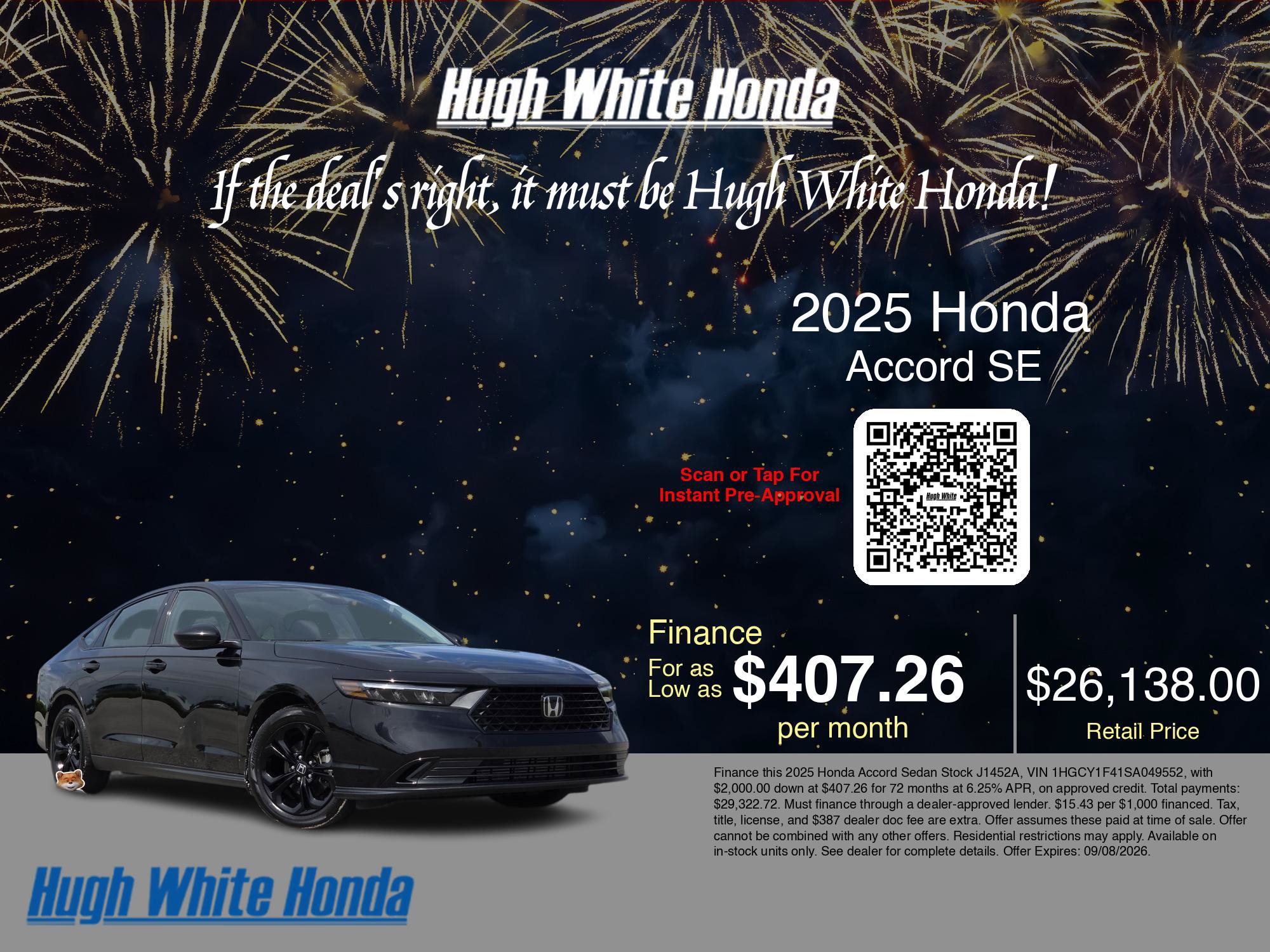 Used 2025 Honda Accord SE image 3