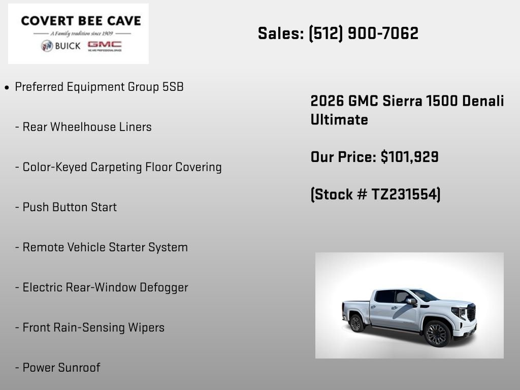 New 2026 GMC Sierra 1500 Denali Ultimate image 12