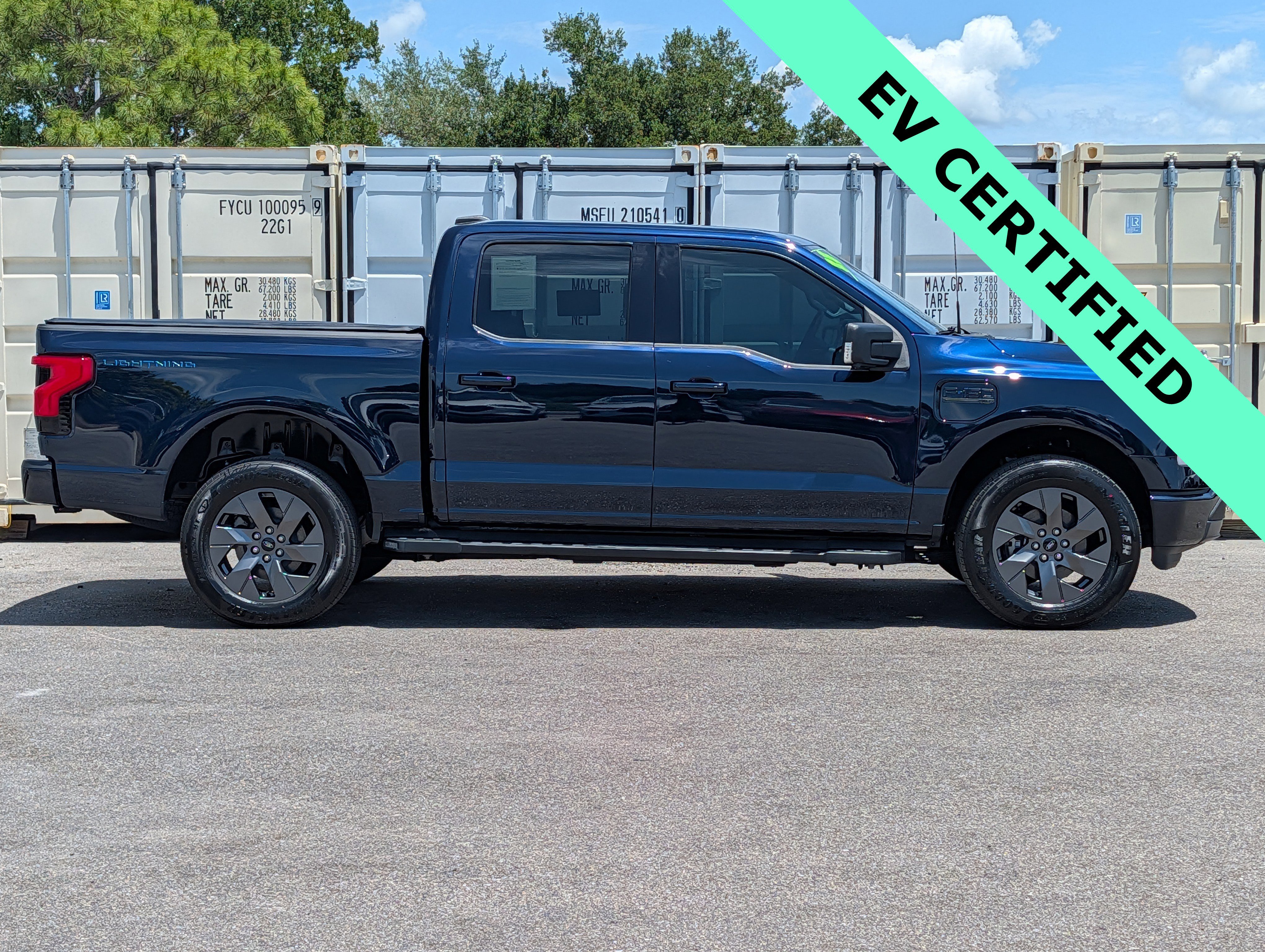 Certified 2023 Ford F150 Lightning XLT w/ Equipment Group 312A High AWD/4WD image 3