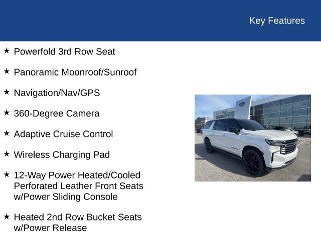 Used 2021 Chevrolet Suburban High Country w/ Premium Package 2 AWD/4WD image 9