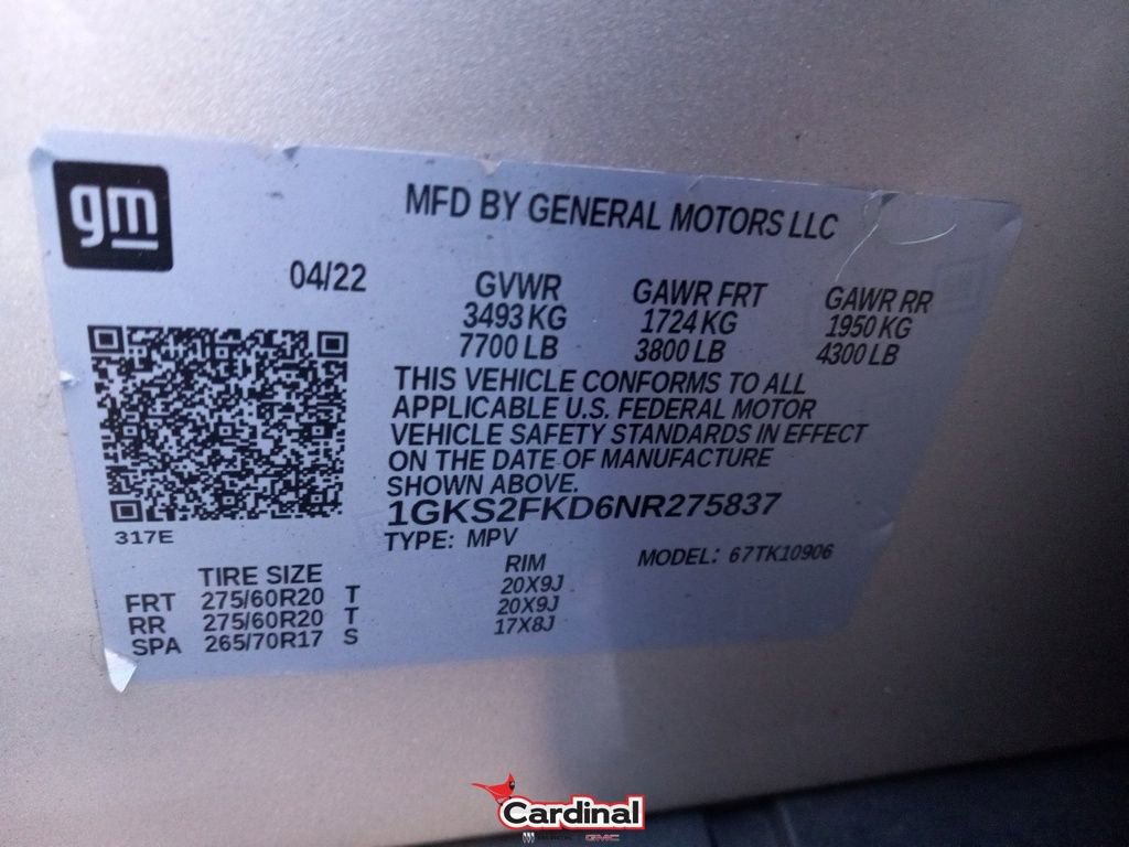 Used 2022 GMC Yukon XL SLE w/ Gmc Pro Safety Plus Package image 40