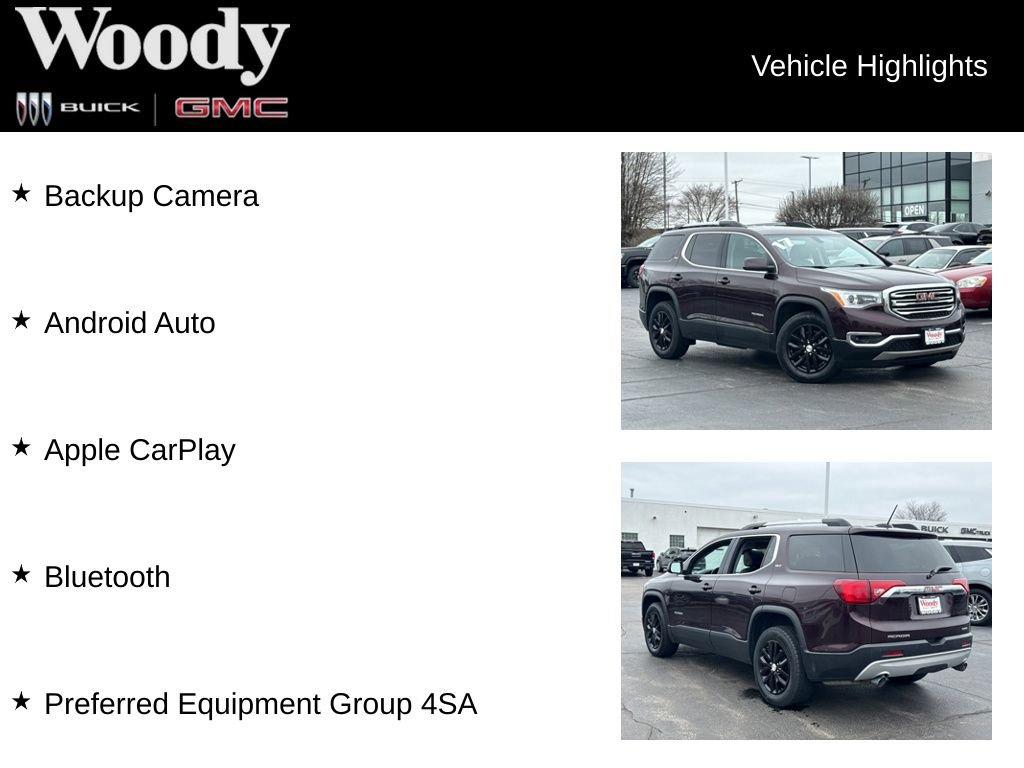 Used 2017 GMC Acadia SLT image 3