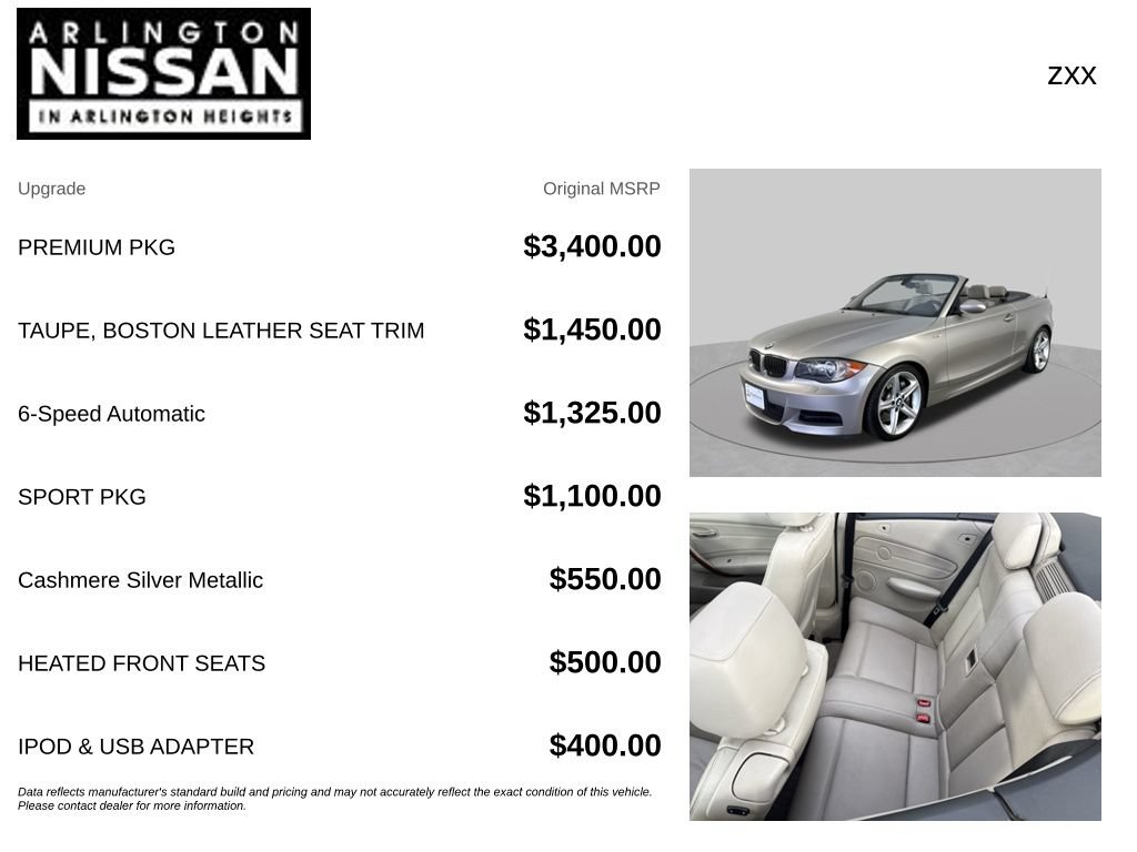 Used 2009 BMW 135i Convertible RWD image 4