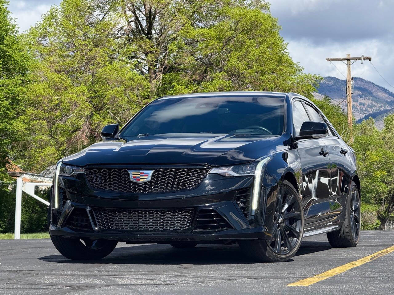 Used 2021 Cadillac CT4 V w/ Technology Package AWD/4WD image 1