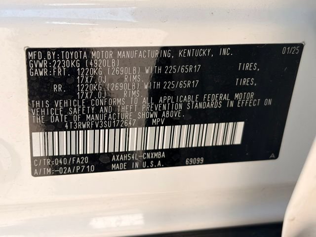 Used 2025 Toyota RAV4 XLE AWD/4WD image 32