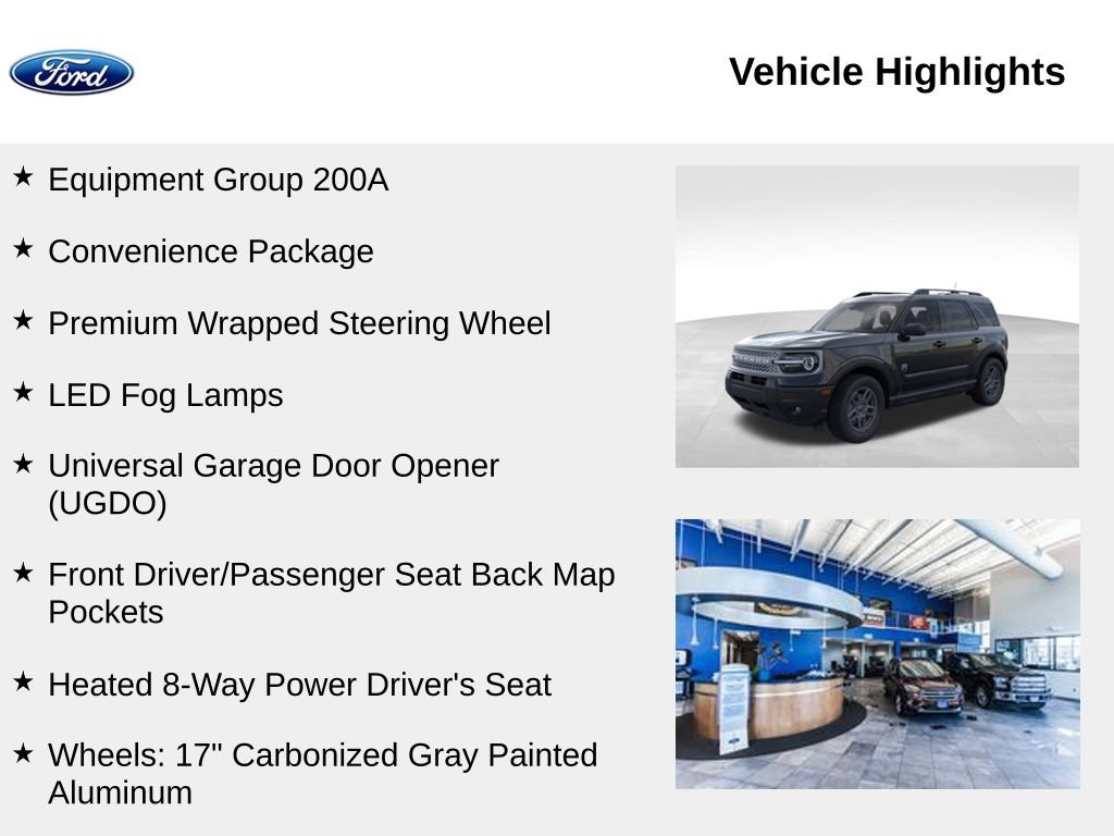 New 2025 Ford Bronco Sport Big Bend w/ Convenience Package image 2