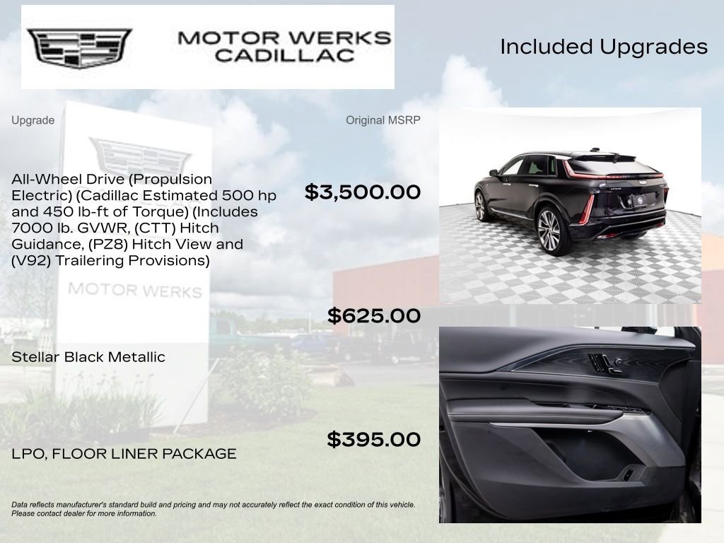 Certified 2024 Cadillac Lyriq Luxury w/ LPO, Floor Liner Package image 9