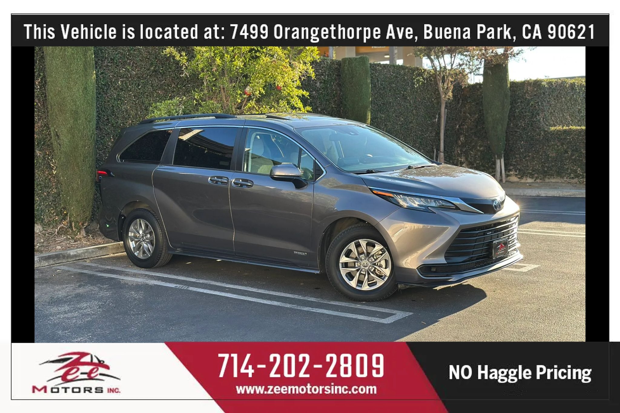 Used 2021 Toyota Sienna LE w/ LE Plus Package