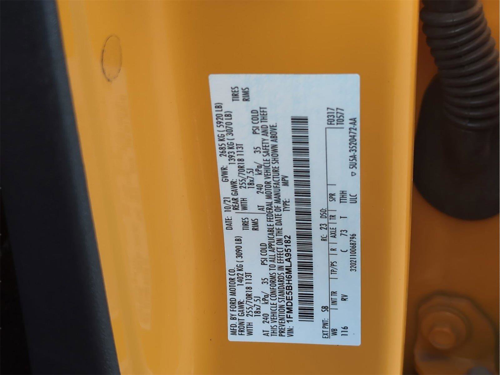 Used 2021 Ford Bronco Outer Banks AWD/4WD image 12