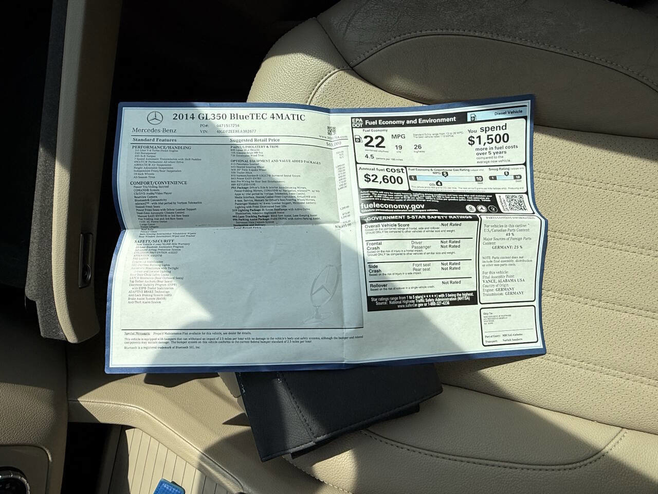 Used 2014 Mercedes-Benz GL 350 BlueTEC 4MATIC image 17