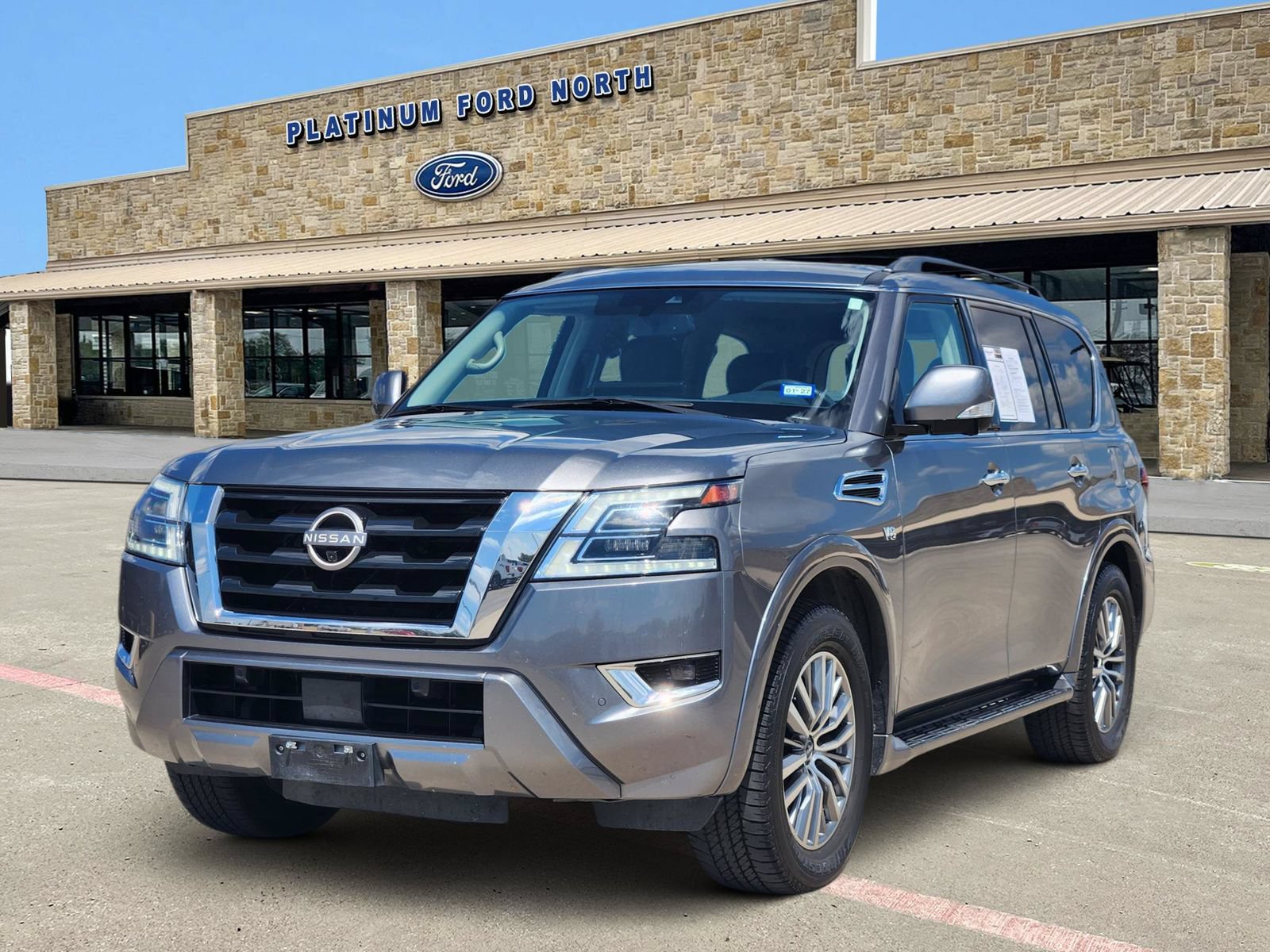 Used 2021 Nissan Armada SL w/ Captain's Chairs Package RWD image 2