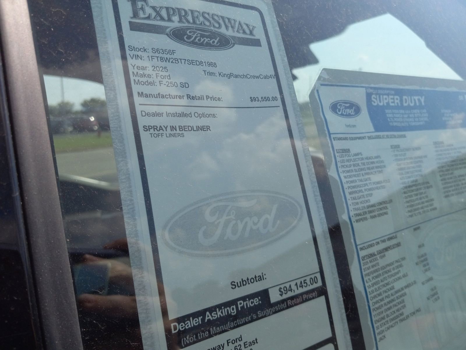 New 2025 Ford F250 King Ranch w/ Chrome Package AWD/4WD image 28