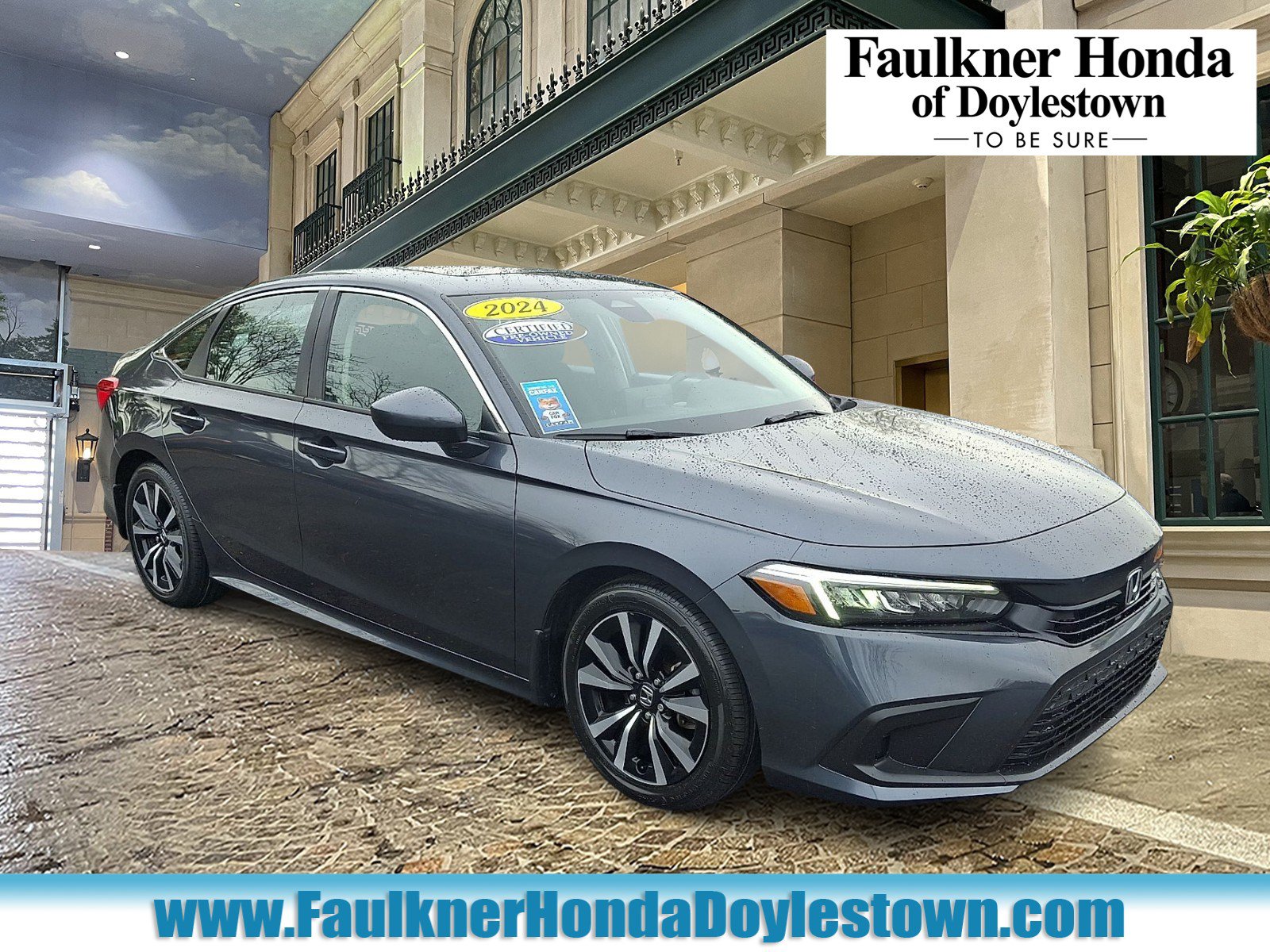 Certified 2024 Honda Civic EX image 1