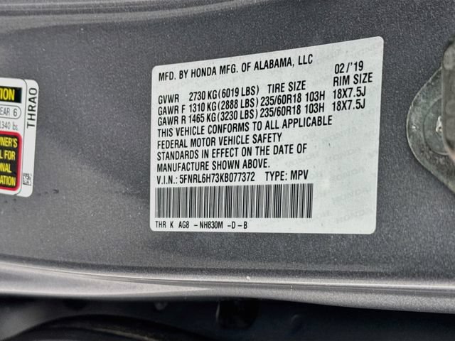 Used 2019 Honda Odyssey EX-L image 38