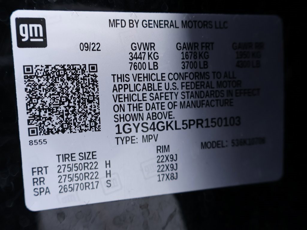 Used 2023 Cadillac Escalade Sport Platinum w/ LPO, ONYX Package image 43