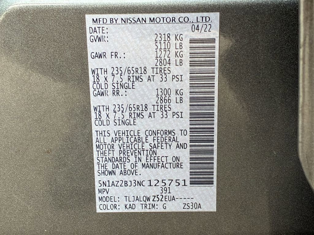 Used 2022 Nissan Murano SV image 29
