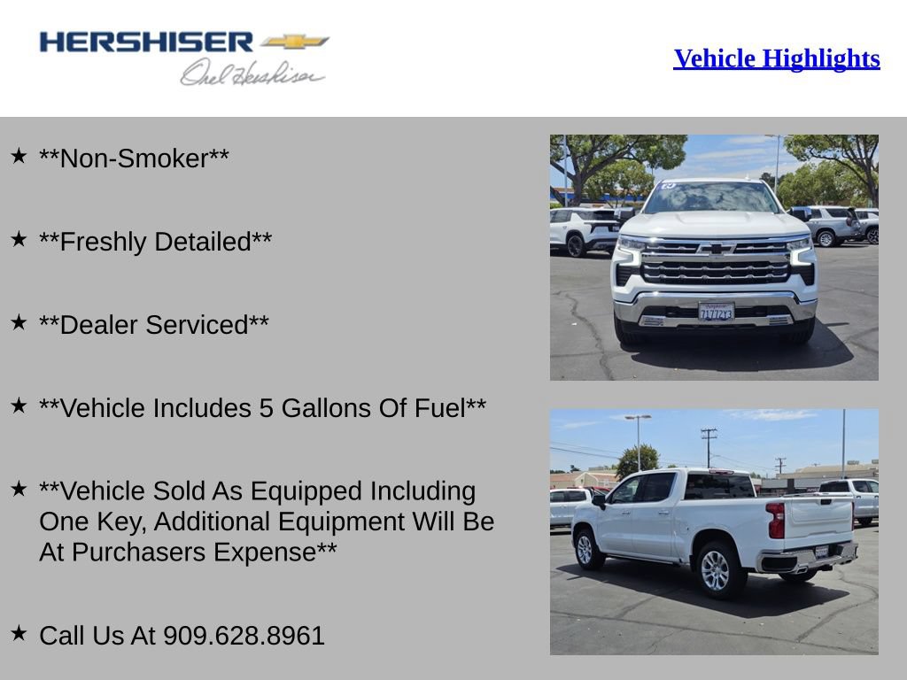 Used 2024 Chevrolet Silverado 1500 LTZ w/ LTZ Premium Package AWD/4WD image 2