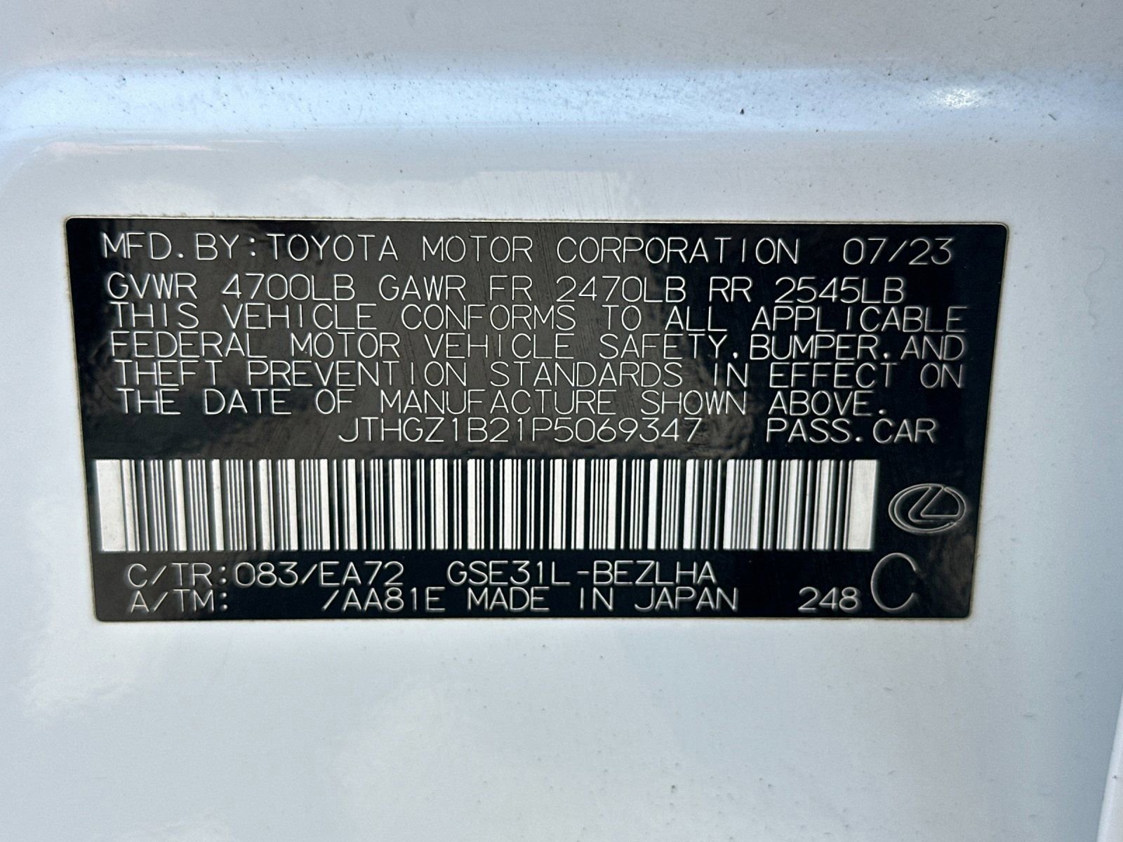 Used 2023 Lexus IS 350 F Sport w/ Accessory Package RWD image 33