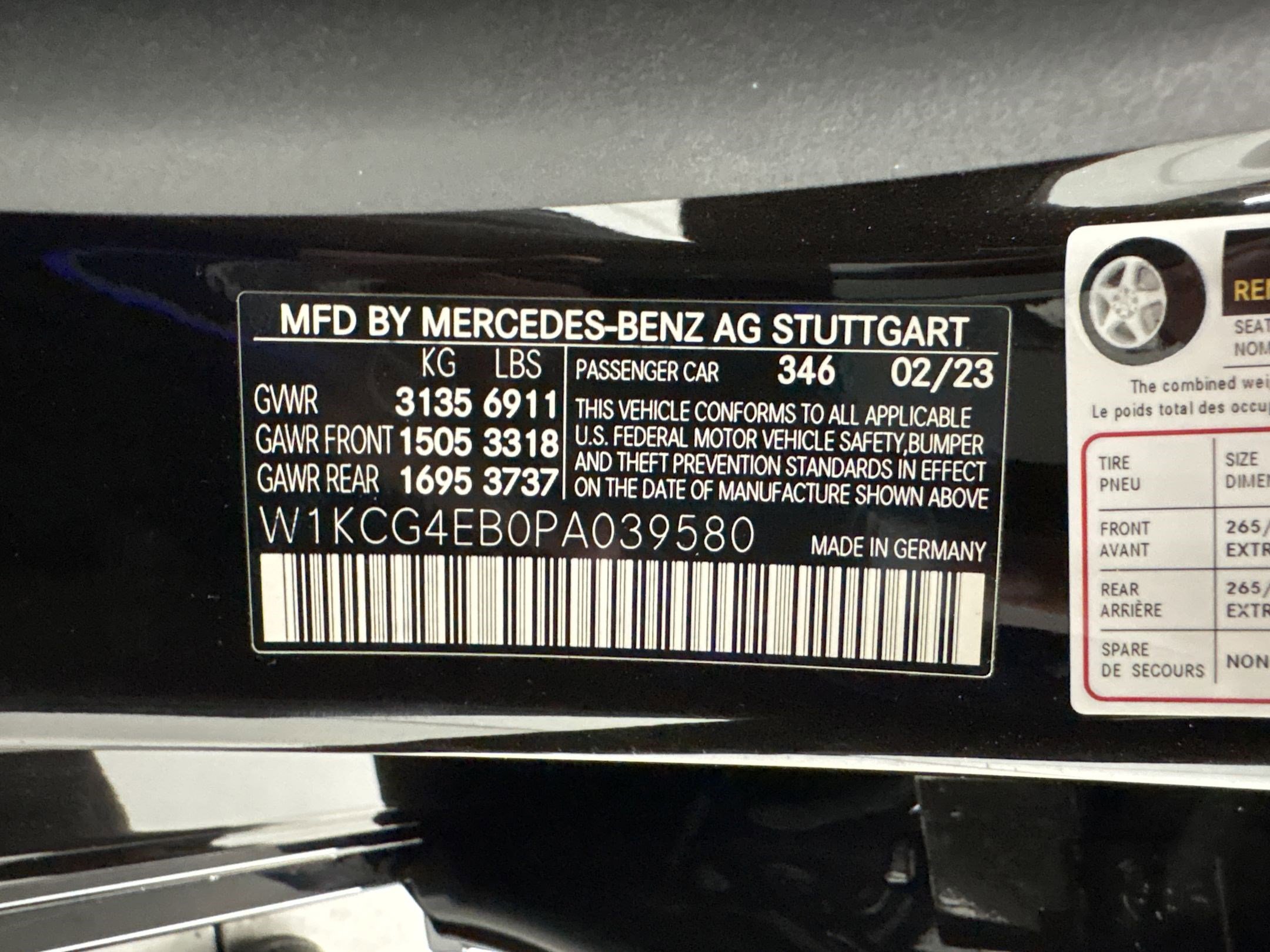 Certified 2023 Mercedes-Benz EQS 580 4MATIC Sedan image 19