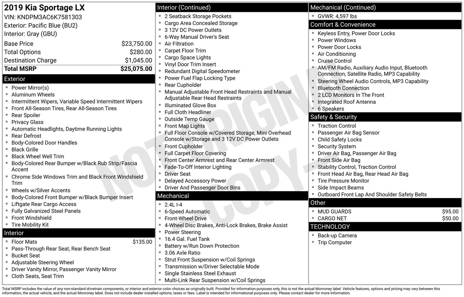 Used 2019 Kia Sportage LX image 6
