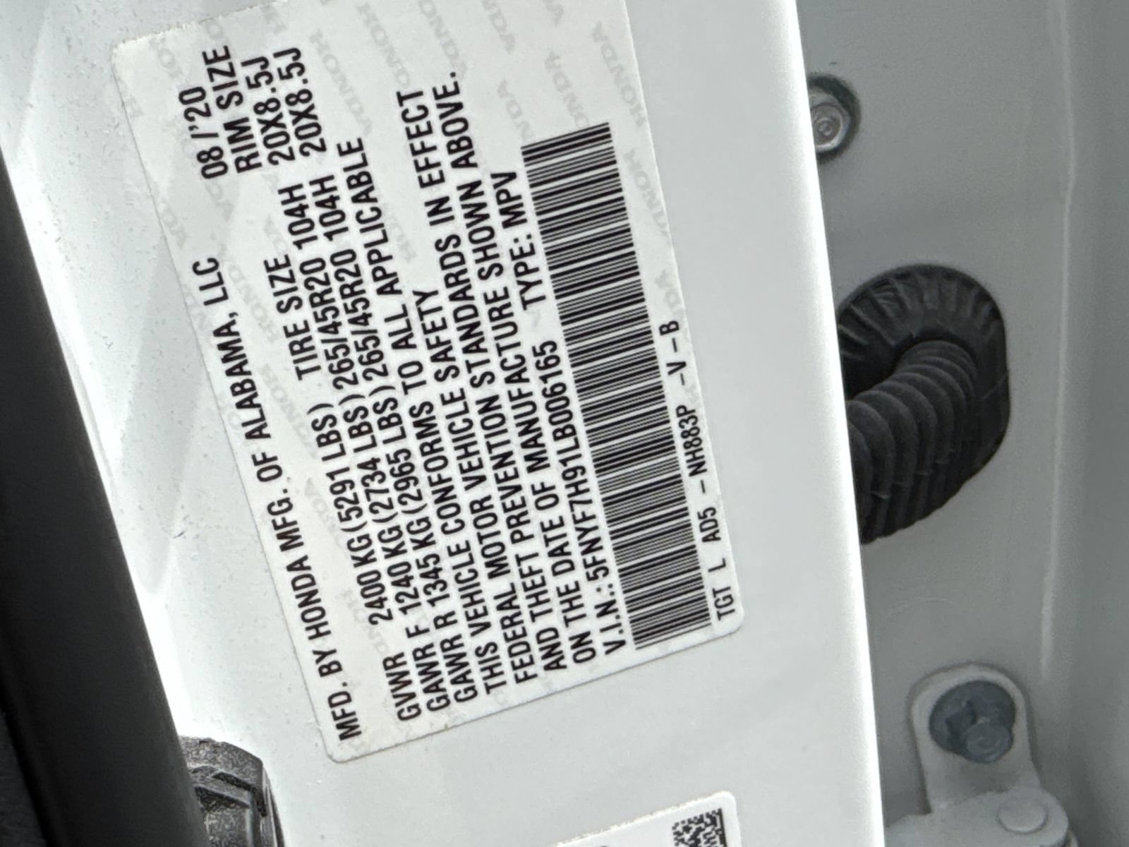 Used 2020 Honda Passport Touring image 35