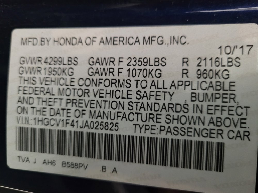 Used 2018 Honda Accord EX image 33