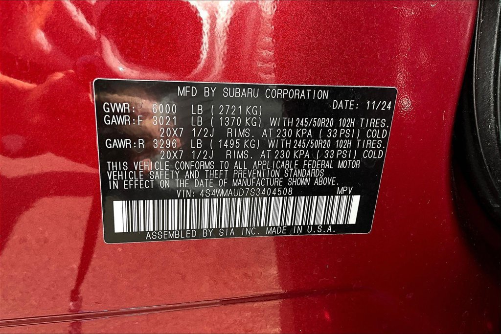 Used 2025 Subaru Ascent Touring w/ Popular Package #2 AWD/4WD image 19